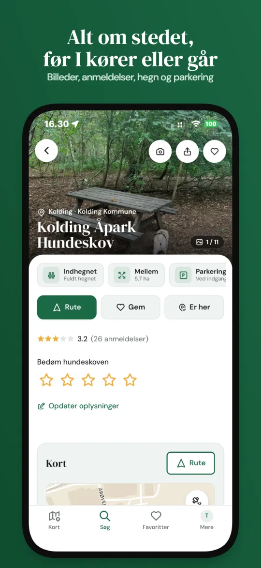 Alt om stedet, før I kører eller går - billeder, anmeldelser, hegn og parkering