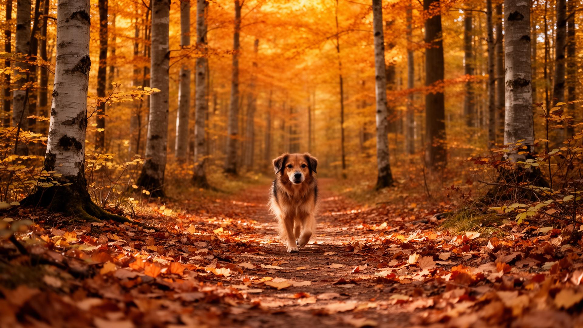 Hund i dansk skov