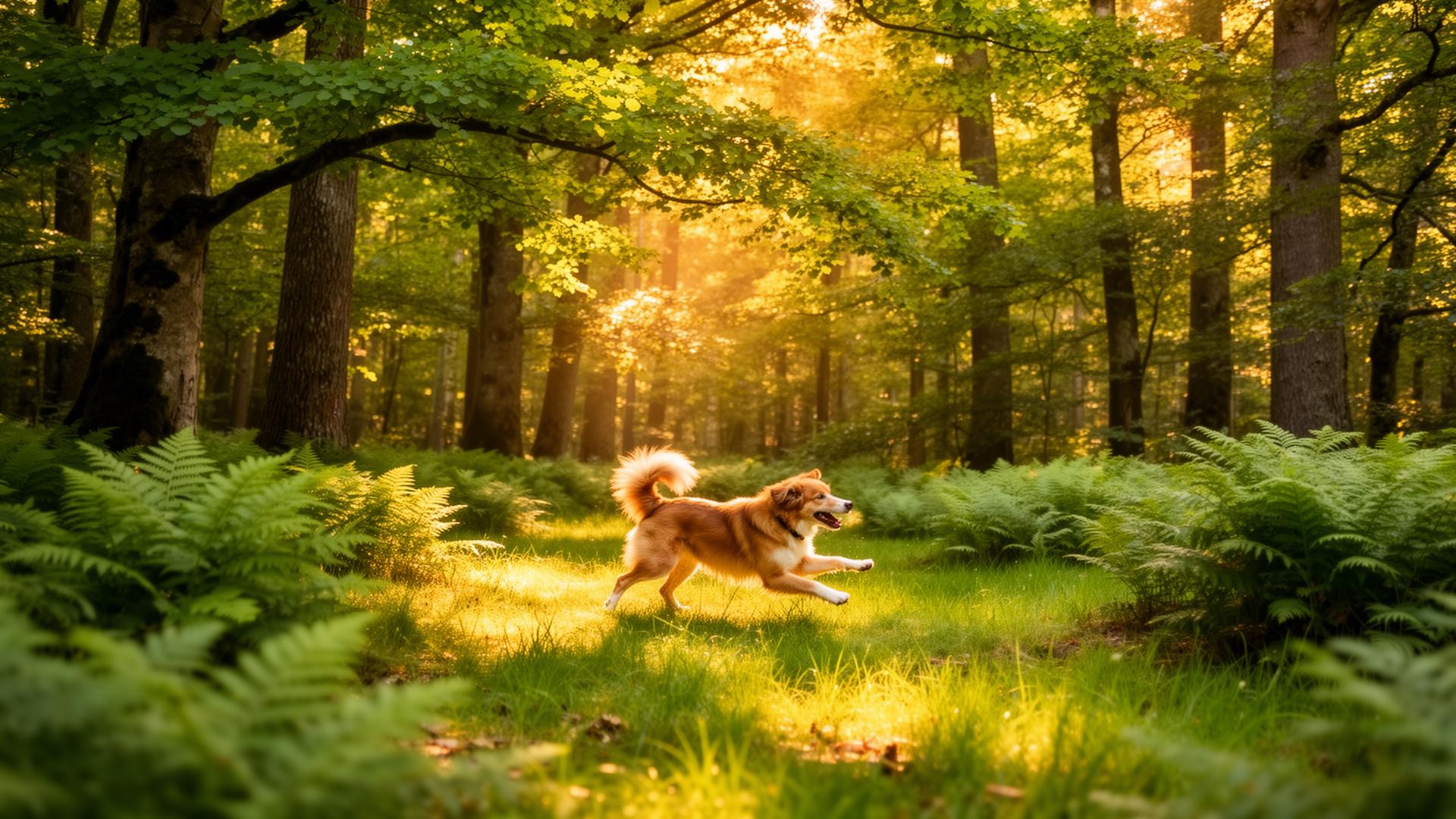Hund i dansk skov